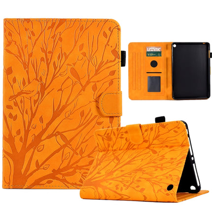 Fortune Tree Pressure Flower PU Tablet Case with Wake-up / Sleep Function, For Amazon Fire HD 8 / HD 8 Plus 2020 2022, For Amazon Kindle 11th 2022, For Amazon Fire HD 10 Plus / HD 10 2021, For Amazon Fire 7 2015 2017 2019