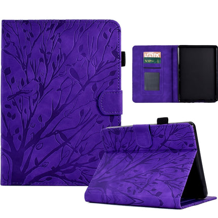 Fortune Tree Pressure Flower PU Tablet Case with Wake-up / Sleep Function, For Amazon Fire HD 8 / HD 8 Plus 2020 2022, For Amazon Kindle 11th 2022, For Amazon Fire HD 10 Plus / HD 10 2021, For Amazon Fire 7 2015 2017 2019