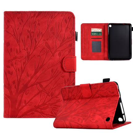Fortune Tree Pressure Flower PU Tablet Case with Wake-up / Sleep Function, For Amazon Fire 7 2022, For Amazon Kindle Paperwhite / 2 / 3 / 4, For Amazon Kindle Paperwhite 2021, For Lenovo M10 HD 2nd X306X