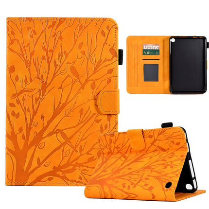Fortune Tree Pressure Flower PU Tablet Case with Wake-up / Sleep Function, For Amazon Fire 7 2022, For Amazon Kindle Paperwhite / 2 / 3 / 4, For Amazon Kindle Paperwhite 2021, For Lenovo M10 HD 2nd X306X