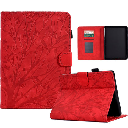 Fortune Tree Pressure Flower PU Tablet Case with Wake-up / Sleep Function, For Amazon Fire 7 2022, For Amazon Kindle Paperwhite / 2 / 3 / 4, For Amazon Kindle Paperwhite 2021, For Lenovo M10 HD 2nd X306X