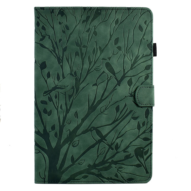 Fortune Tree Pressure Flower PU Tablet Case with Wake-up / Sleep Function, For Huawei MatePad SE, For Huawei Enjoy Tablet 2 / MatePad T 10, For iPad mini 2021 / mini 6, For iPad mini 1 / 2 / 3 / 4 / 5