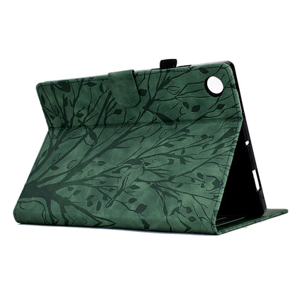 Fortune Tree Pressure Flower PU Tablet Case with Wake-up / Sleep Function, For Huawei MatePad SE, For Huawei Enjoy Tablet 2 / MatePad T 10, For iPad mini 2021 / mini 6, For iPad mini 1 / 2 / 3 / 4 / 5