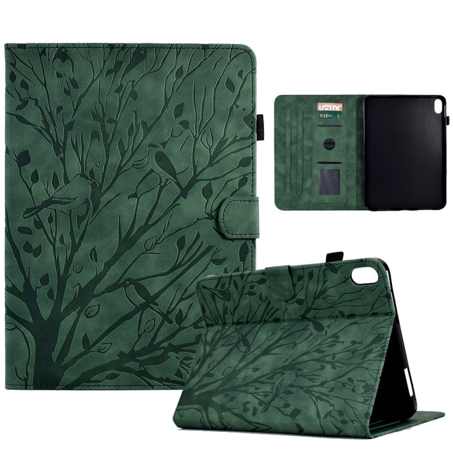 Fortune Tree Pressure Flower PU Tablet Case with Wake-up / Sleep Function, For Huawei MatePad SE, For Huawei Enjoy Tablet 2 / MatePad T 10, For iPad mini 2021 / mini 6, For iPad mini 1 / 2 / 3 / 4 / 5
