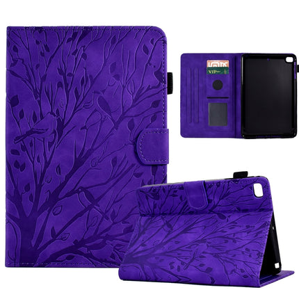 Fortune Tree Pressure Flower PU Tablet Case with Wake-up / Sleep Function, For Huawei MatePad SE, For Huawei Enjoy Tablet 2 / MatePad T 10, For iPad mini 2021 / mini 6, For iPad mini 1 / 2 / 3 / 4 / 5