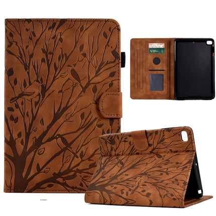Fortune Tree Pressure Flower PU Tablet Case with Wake-up / Sleep Function, For Huawei MatePad SE, For Huawei Enjoy Tablet 2 / MatePad T 10, For iPad mini 2021 / mini 6, For iPad mini 1 / 2 / 3 / 4 / 5