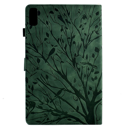 Fortune Tree Pressure Flower PU Tablet Case with Wake-up / Sleep Function, For Lenovo Tab M9, For Lenovo Tab M10 Gen 3, For Lenovo M10 Plus, For Lenovo Tab M10 Plus 3rd Gen