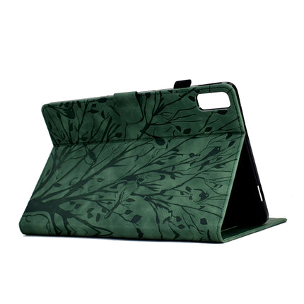 Fortune Tree Pressure Flower PU Tablet Case with Wake-up / Sleep Function, For Lenovo Tab P11 Gen 2, For Lenovo Tab P11 J606F, For Lenovo Tab P11 Pro Gen 2, For Samsung Galaxy Tab A8 10.5 2021