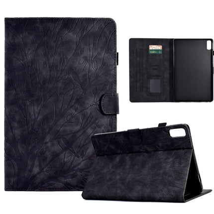 Fortune Tree Pressure Flower PU Tablet Case with Wake-up / Sleep Function, For Lenovo Tab P11 Gen 2, For Lenovo Tab P11 J606F, For Lenovo Tab P11 Pro Gen 2, For Samsung Galaxy Tab A8 10.5 2021