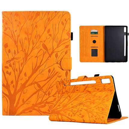 Fortune Tree Pressure Flower PU Tablet Case with Wake-up / Sleep Function, For Lenovo Tab P11 Gen 2, For Lenovo Tab P11 J606F, For Lenovo Tab P11 Pro Gen 2, For Samsung Galaxy Tab A8 10.5 2021