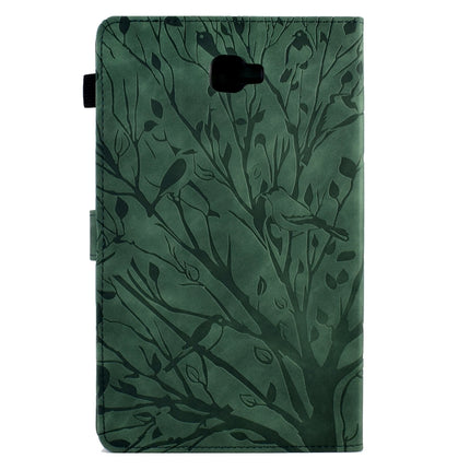Fortune Tree Pressure Flower PU Tablet Case with Wake-up / Sleep Function, For Samsung Galaxy Tab A 10.1 2016