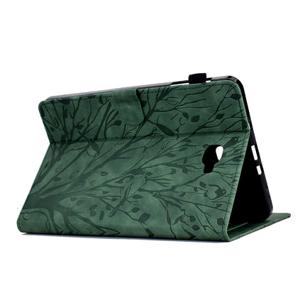 Fortune Tree Pressure Flower PU Tablet Case with Wake-up / Sleep Function, For Samsung Galaxy Tab A 10.1 2016