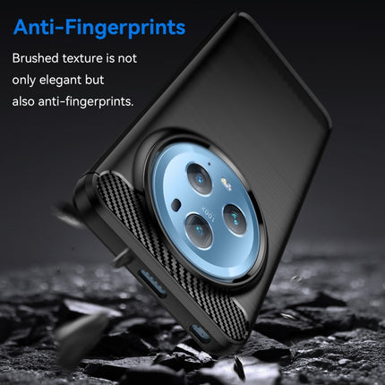 Brushed Texture Carbon Fiber TPU Phone Case, For Honor Magic5 Pro, For OnePlus Ace 2, For OnePlus 11R