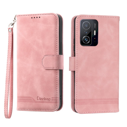 Dierfeng Dream Line TPU + PU Leather Phone Case, For OPPO Reno8 T 4G Global, For Xiaomi Redmi 12C/11A, For Xiaomi Redmi K60/K60 Pro, For Samsung Galaxy M14 5G Global