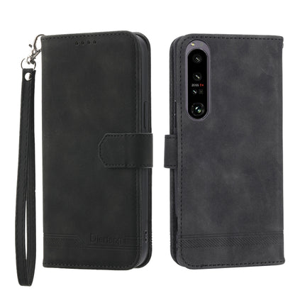 Dierfeng Dream Line TPU + PU Leather Phone Case, For Samsung Galaxy A24 4G Global, For Sony Xperia 1 V 5G, For Sony Xperia 10 V 4G, For Xiaomi Redmi Note 12 4G Global