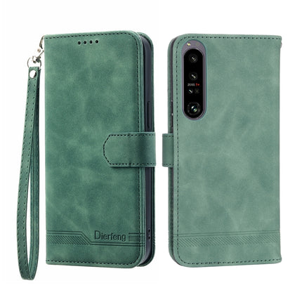Dierfeng Dream Line TPU + PU Leather Phone Case, For Samsung Galaxy A24 4G Global, For Sony Xperia 1 V 5G, For Sony Xperia 10 V 4G, For Xiaomi Redmi Note 12 4G Global
