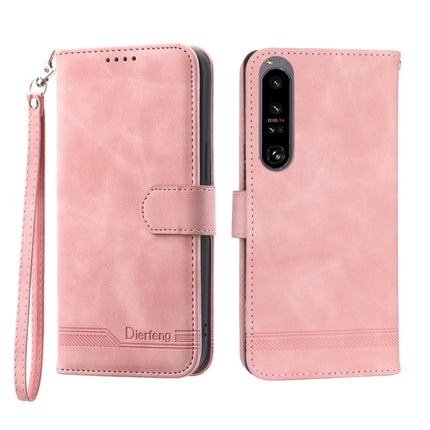 Dierfeng Dream Line TPU + PU Leather Phone Case, For Samsung Galaxy A24 4G Global, For Sony Xperia 1 V 5G, For Sony Xperia 10 V 4G, For Xiaomi Redmi Note 12 4G Global