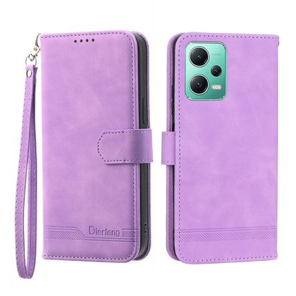 Dierfeng Dream Line TPU + PU Leather Phone Case, For Samsung Galaxy A24 4G Global, For Sony Xperia 1 V 5G, For Sony Xperia 10 V 4G, For Xiaomi Redmi Note 12 4G Global