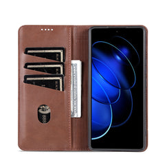 AZNS Magnetic Calf Texture Flip Leather Phone Case