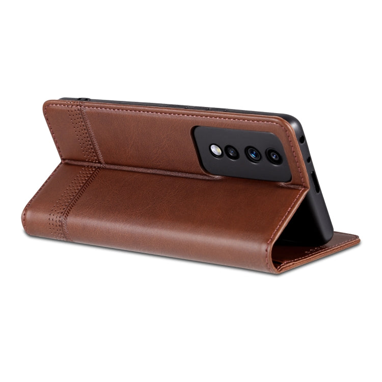 AZNS Magnetic Calf Texture Flip Leather Phone Case