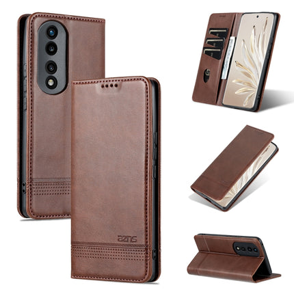 AZNS Magnetic Calf Texture Flip Leather Phone Case, For Honor 90 Pro, For Honor 90, For Honor 80 GT