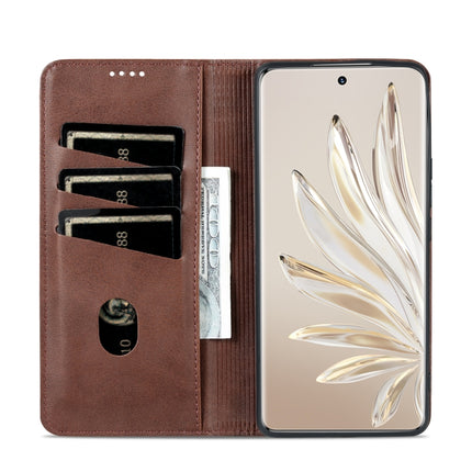 AZNS Magnetic Calf Texture Flip Leather Phone Case, For Honor 90, For Honor 80 GT
