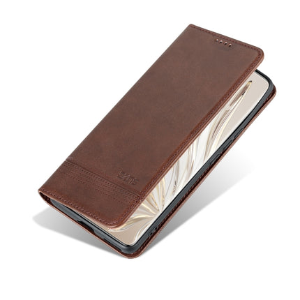 AZNS Magnetic Calf Texture Flip Leather Phone Case, For Honor 90 Pro, For Honor 90, For Honor 80 GT