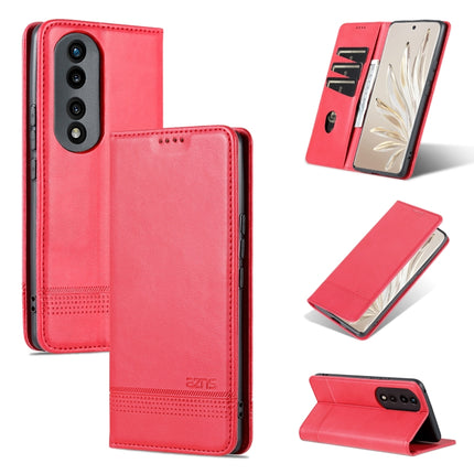 AZNS Magnetic Calf Texture Flip Leather Phone Case, For Honor 90 Pro, For Honor 90, For Honor 80 GT