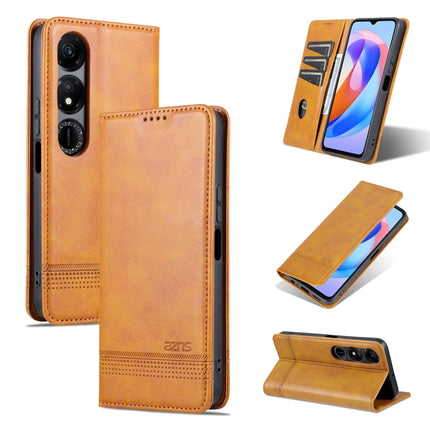 AZNS Magnetic Calf Texture Flip Leather Phone Case, For Honor Play 50 Plus, For Honor X50, For Honor X50i/90 Lite, For Honor Play 40