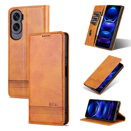 AZNS Magnetic Calf Texture Flip Leather Phone Case, For Honor X50i/90 Lite, For Honor Play 40, For Honor 90 Pro, For Honor 90