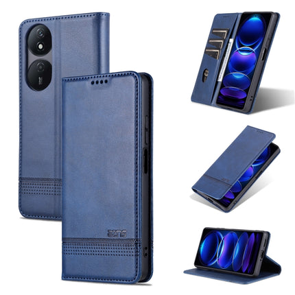 AZNS Magnetic Calf Texture Flip Leather Phone Case, For Honor 90 GT, For Honor Magic6 Lite 5G/X9b, For Honor Play 50 Plus, For Honor X50