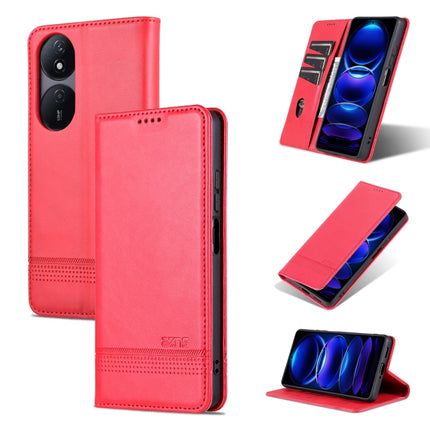 AZNS Magnetic Calf Texture Flip Leather Phone Case, For Honor 90 GT, For Honor Magic6 Lite 5G/X9b, For Honor Play 50 Plus, For Honor X50