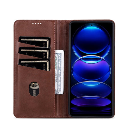 AZNS Magnetic Calf Texture Flip Leather Phone Case, For Honor Play 60 Plus, For Honor X6b, For Honor 200, For Honor 200 Pro