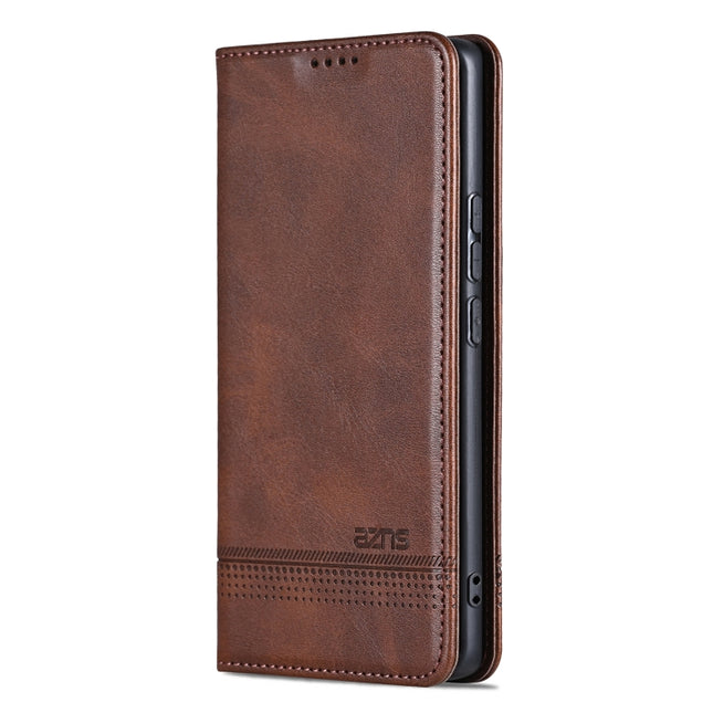 AZNS Magnetic Calf Texture Flip Leather Phone Case, For Honor X60, For Honor X60i, For Honor Play 60 Plus, For Honor X6b
