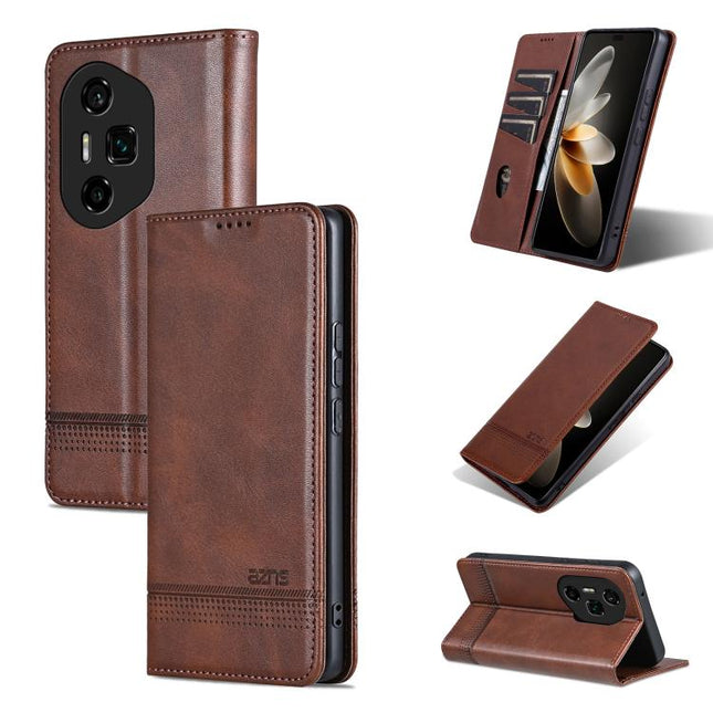 AZNS Magnetic Calf Texture Flip Leather Phone Case