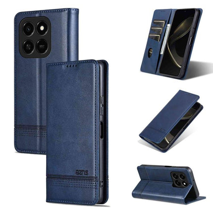 AZNS Magnetic Calf Texture Flip Leather Phone Case, For Honor Play 60, For Honor 400 Global 156.5mm, For Honor 300 Ultra, For Honor 300 Pro
