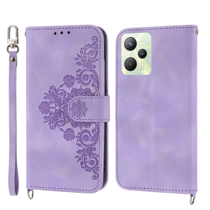Skin-feel Flowers Embossed Wallet Leather Phone Case, For OPPO A1 Pro, For OPPO Reno9 5G/Reno9 Pro 5G, For OPPO Reno8 4G Global, For OPPO Reno8 T 4G Global