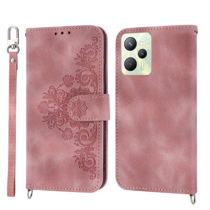 Skin-feel Flowers Embossed Wallet Leather Phone Case, For OPPO A1 Pro, For OPPO Reno9 5G/Reno9 Pro 5G, For OPPO Reno8 4G Global, For OPPO Reno8 T 4G Global