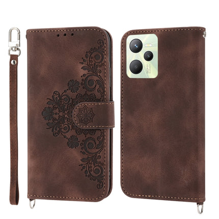 Skin-feel Flowers Embossed Wallet Leather Phone Case, For OPPO A1 Pro, For OPPO Reno9 5G/Reno9 Pro 5G, For OPPO Reno8 4G Global, For OPPO Reno8 T 4G Global