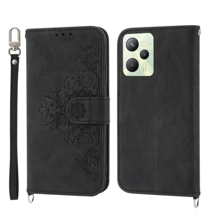 Skin-feel Flowers Embossed Wallet Leather Phone Case, For OPPO A1 Pro, For OPPO Reno9 5G/Reno9 Pro 5G, For OPPO Reno8 4G Global, For OPPO Reno8 T 4G Global