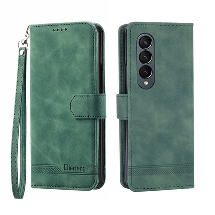 Dierfeng Dream Line TPU + PU Leather Phone Case, For Samsung Galaxy Z Fold3 5G, For Samsung Galaxy Z Fold4 5G, For Samsung Galaxy Z Flip3 5G, For Samsung Galaxy Z Flip4 5G