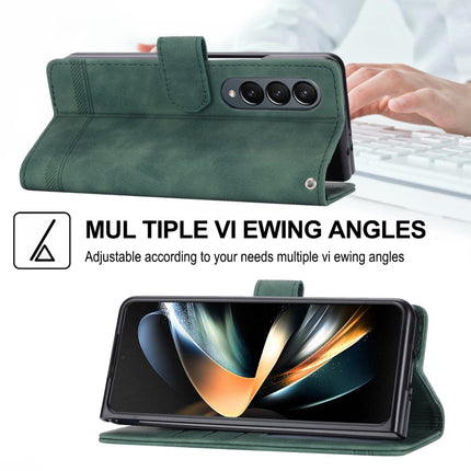 Dierfeng Dream Line TPU + PU Leather Phone Case, For Samsung Galaxy Z Fold3 5G, For Samsung Galaxy Z Fold4 5G, For Samsung Galaxy Z Flip3 5G, For Samsung Galaxy Z Flip4 5G
