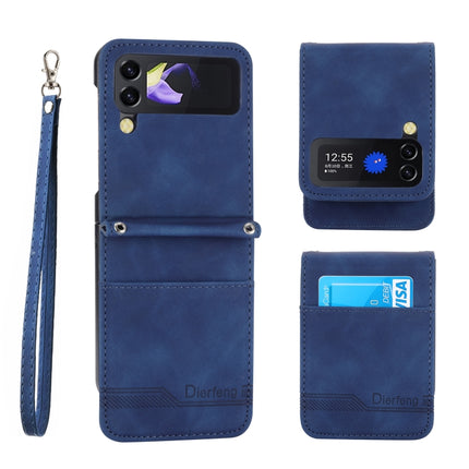 Dierfeng Dream Line TPU + PU Leather Phone Case, For Samsung Galaxy Z Fold3 5G, For Samsung Galaxy Z Fold4 5G, For Samsung Galaxy Z Flip3 5G, For Samsung Galaxy Z Flip4 5G