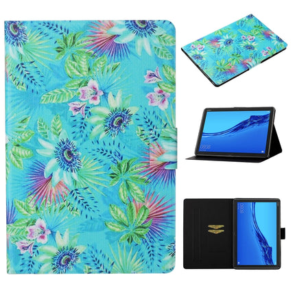 Coloured Drawing Pattern Horizontal Flip Leather Case with Holder & Card Slot & Sleep / Wake-up Function, For Huawei MediaPad M5 lite, For Lenovo Tab M10 Plus TB-X606F, For Lenovo Tab M10 TB-X605F / X505