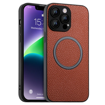 Skin Feel Litchi Texture MagSafe Magnetic Phone Case, For iPhone 13 Pro Max, For iPhone 12, For iPhone 12 Pro, For iPhone 12 Pro Max, For iPhone 11, For iPhone 11 Pro