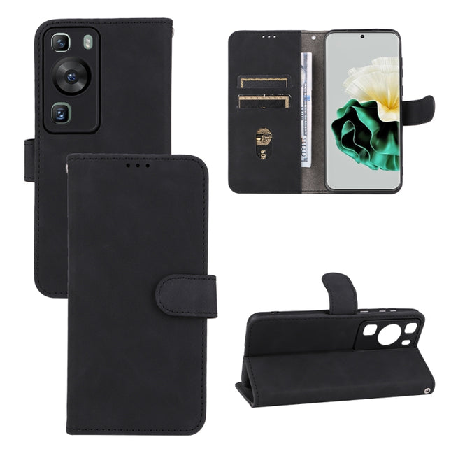 Skin Feel Magnetic Flip Leather Phone Case, For Huawei P60 / P60 Pro, For vivo iQOO Z7