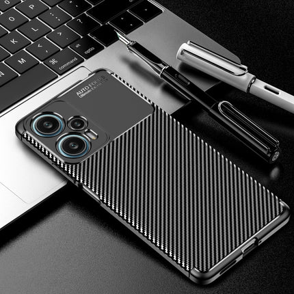 Carbon Fiber Texture Shockproof TPU Phone Case, For Xiaomi Redmi Note 12 Turbo