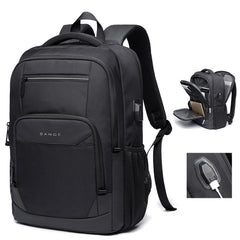 Bange BG-1922 16 inch Men Oxford Fabric Waterproof Backpack with USB Port