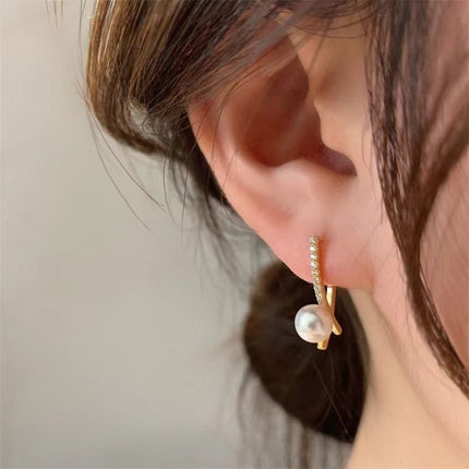 Temperament Ladies Light Luxury Pearl Double Layer Earrings Diamond Earrings, EH0843, EH1292, EH1604, EH1600, EH0993, EH1601, EH0755, EH0939, EH0527, EH1441, EH1008, EH1493, EH1606, EH0930, EH1589, EH1562, EH0957, EH1422, EH1423, EH1618, EH1617, EH1456...
