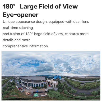 Q38 WIFI Humanoid Recognition AI Alarm 180 Degree Dual 2MP IP Camera